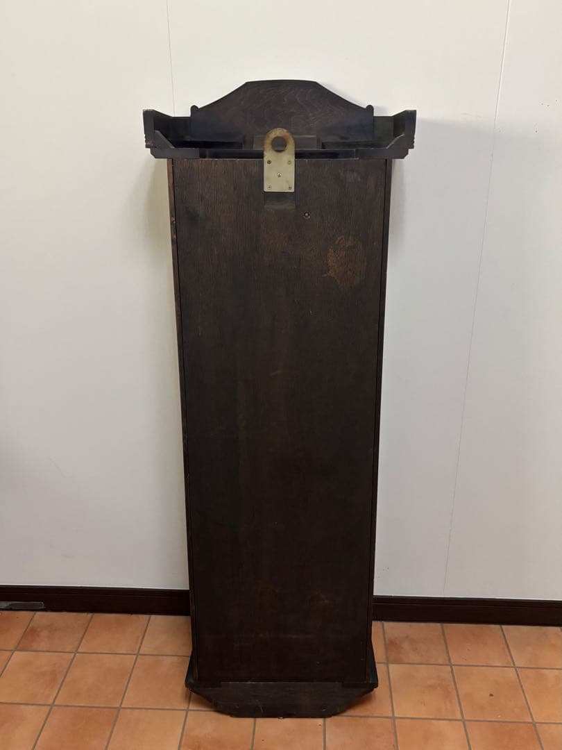 ◆岡山発◆Meiji◆大きなゼンマイ式掛時計◆全長約130cm 大型