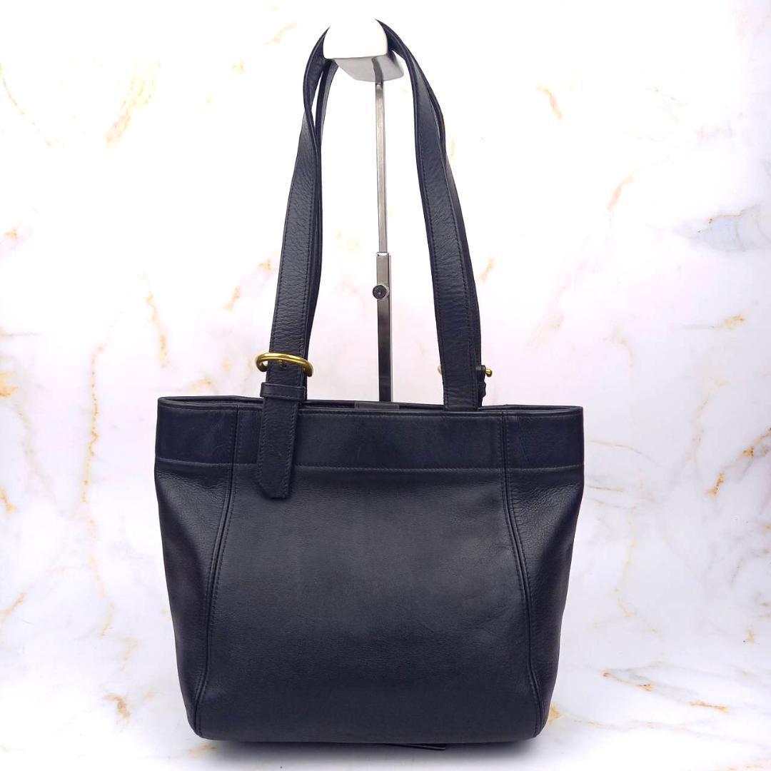 ✨良品✨ COACH オールドコーチ トートバッグ レザー ブラック 肩掛け