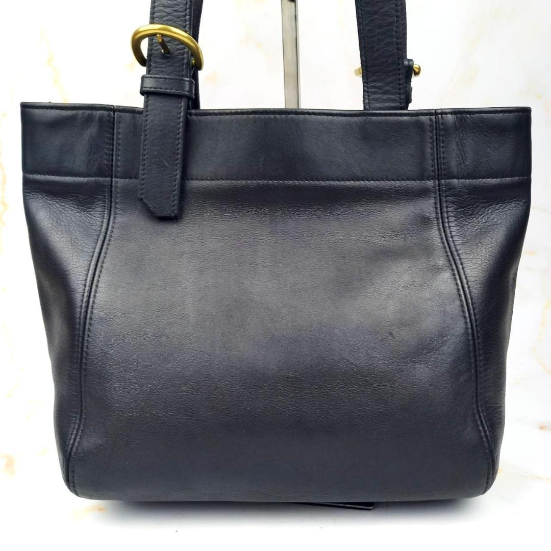 ✨良品✨ COACH オールドコーチ トートバッグ レザー ブラック 肩掛け
