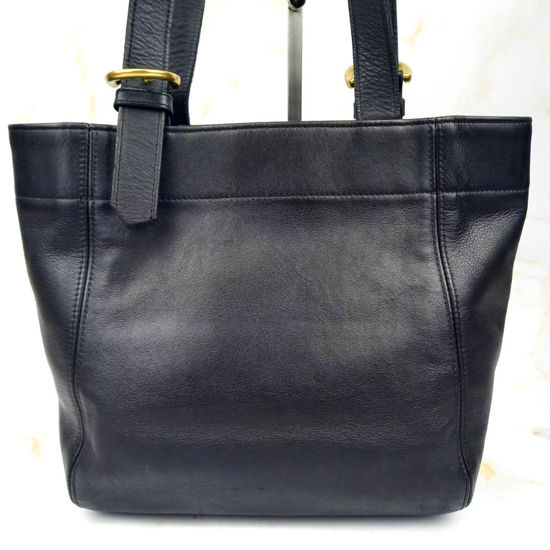 ✨良品✨ COACH オールドコーチ トートバッグ レザー ブラック 肩掛け