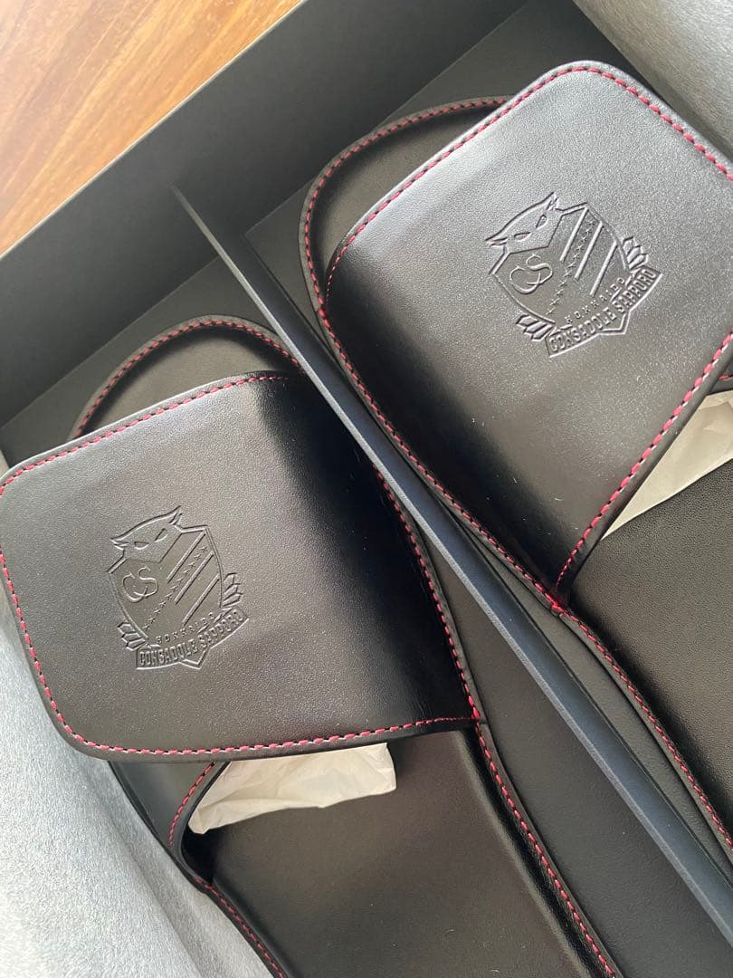 非売品　ソメスサドル　コンサドーレ　牛革スリッパ