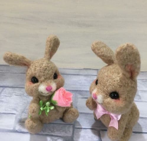 羊毛フェルト　オーダーマスコット　ペットさんお作りします