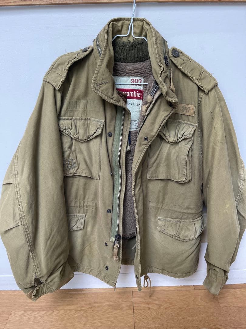 アバクロ　M-65 本物　ボーイズL ミリタリー