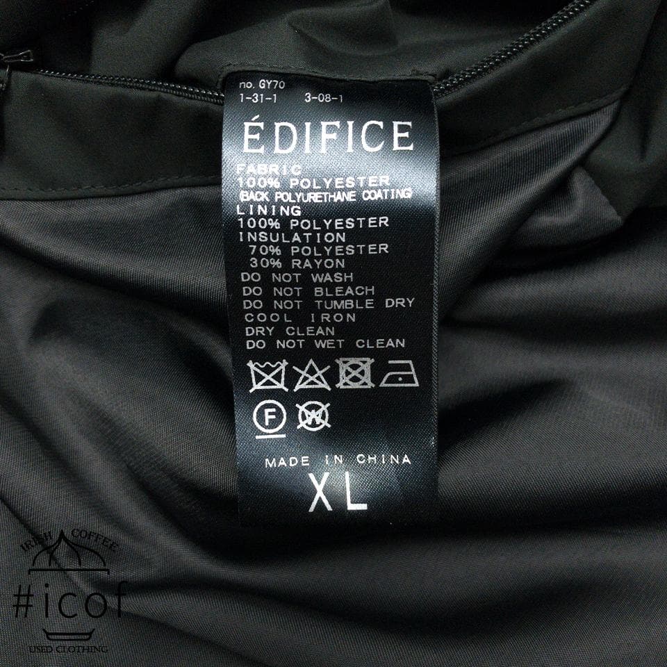 美品✨XL ダウン EDIFICE LIMONTA チェスター コート 735