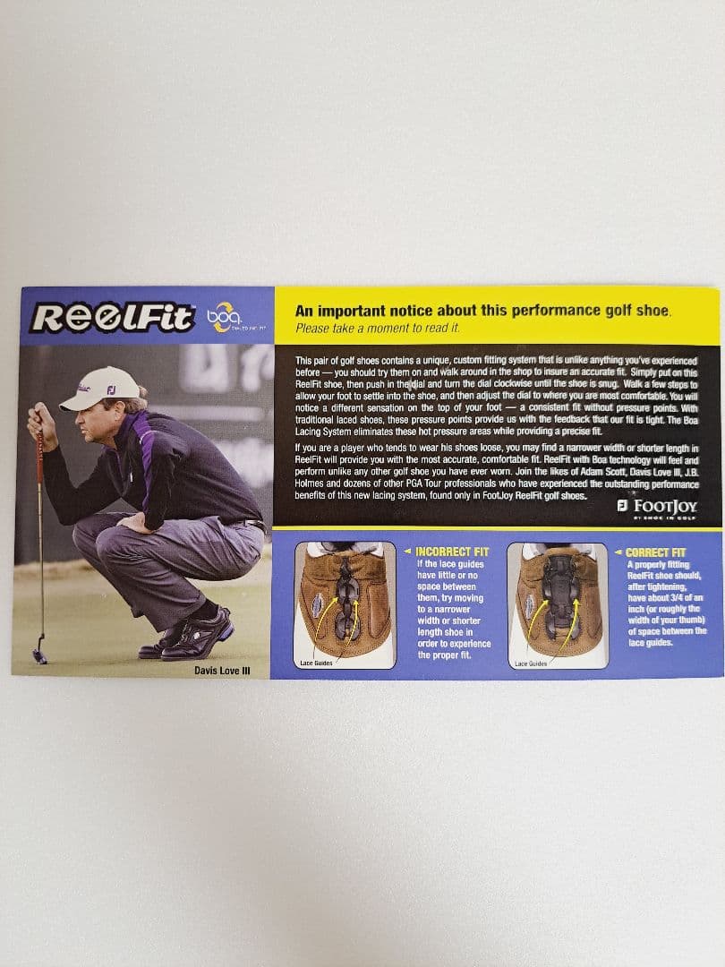 【新品箱付き】FootJoy フットジョイ/リールフィットスピード/25.5cm