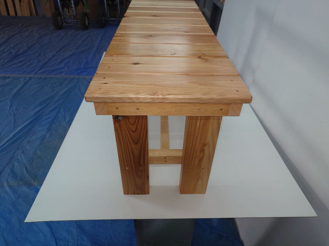 木製ベンチ　ハンドメイド
