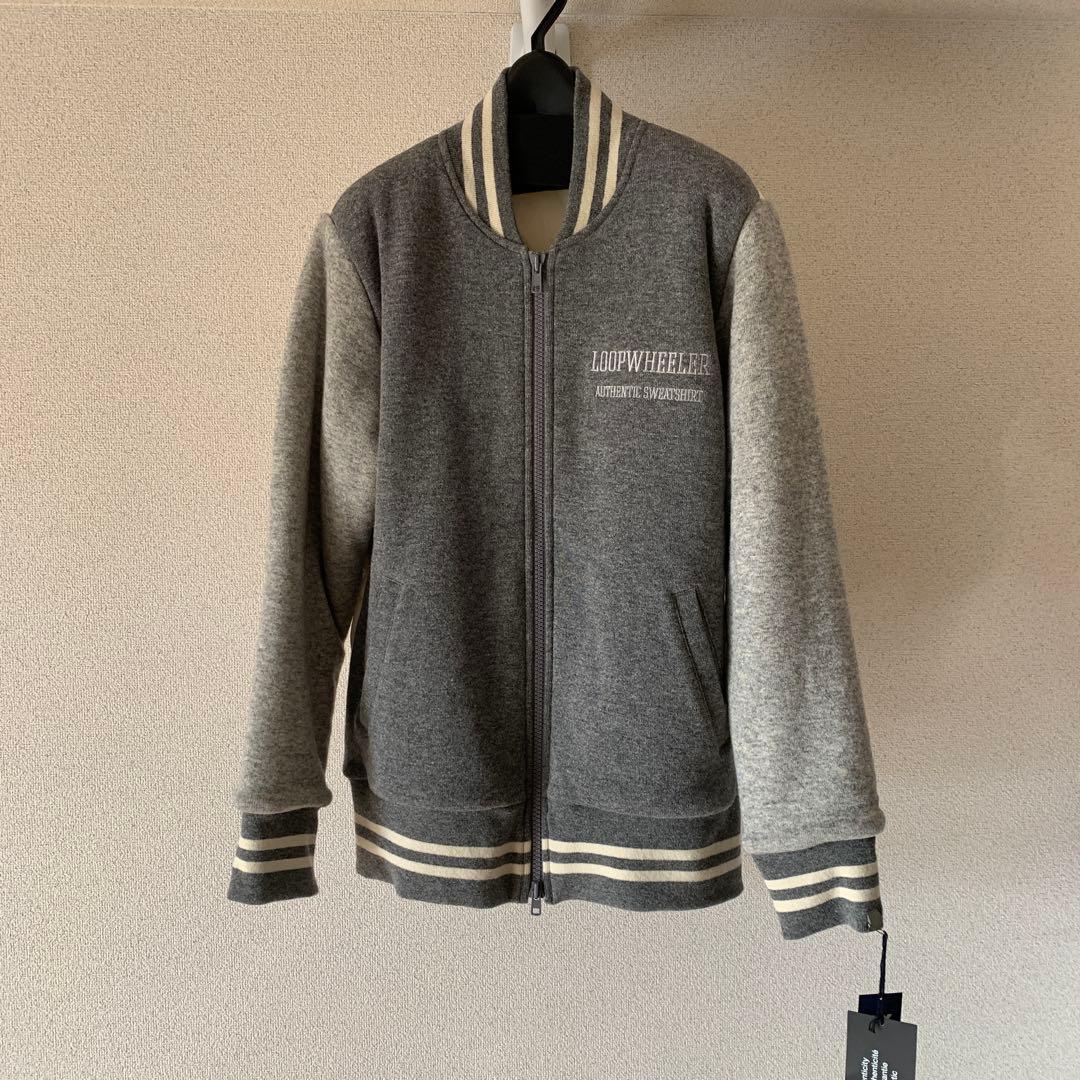 ぐ*ん様 LOOPWHEELER ループウィーラー　背面ダウン入りスタジャン