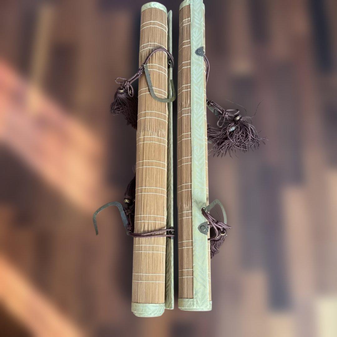 お座敷すだれ、２幅