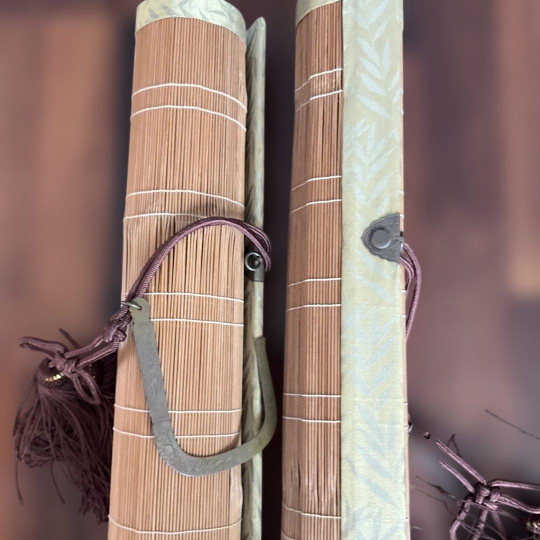 お座敷すだれ、２幅