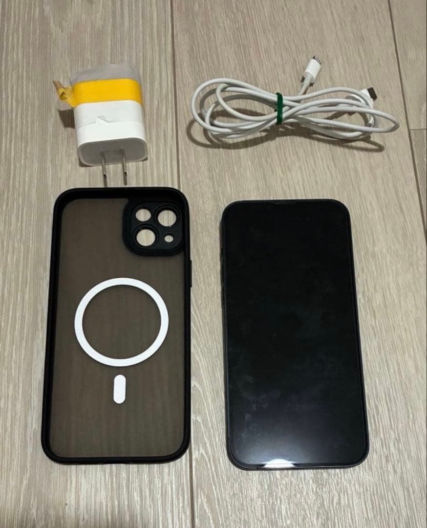 明日発送！ 美品 iPhone 14 Plus 128GB ブラック おまけ付き