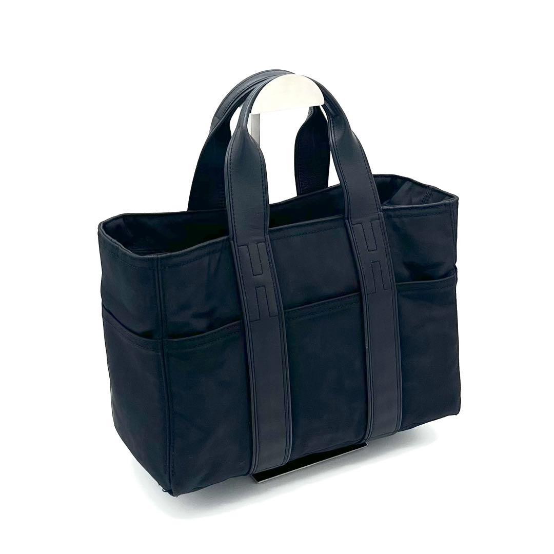 HERMES エルメス アカプルコPM トートバッグ ブラック ナイロン 廃盤