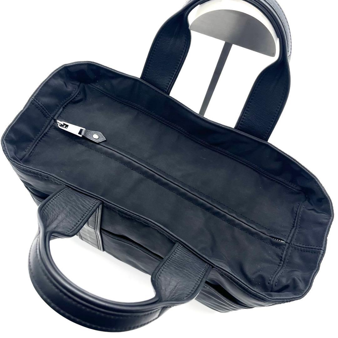 HERMES エルメス アカプルコPM トートバッグ ブラック ナイロン 廃盤