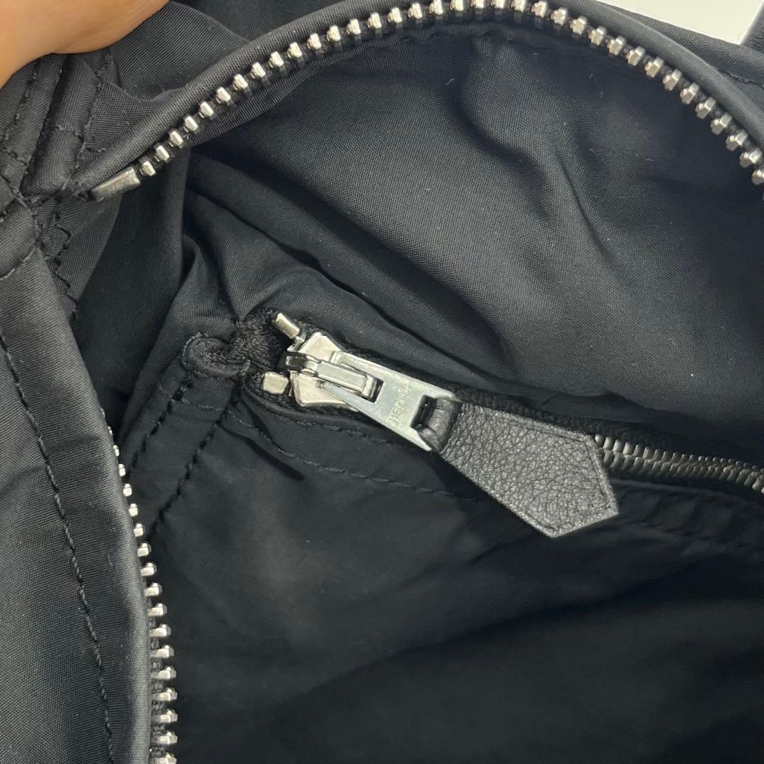 HERMES エルメス アカプルコPM トートバッグ ブラック ナイロン 廃盤