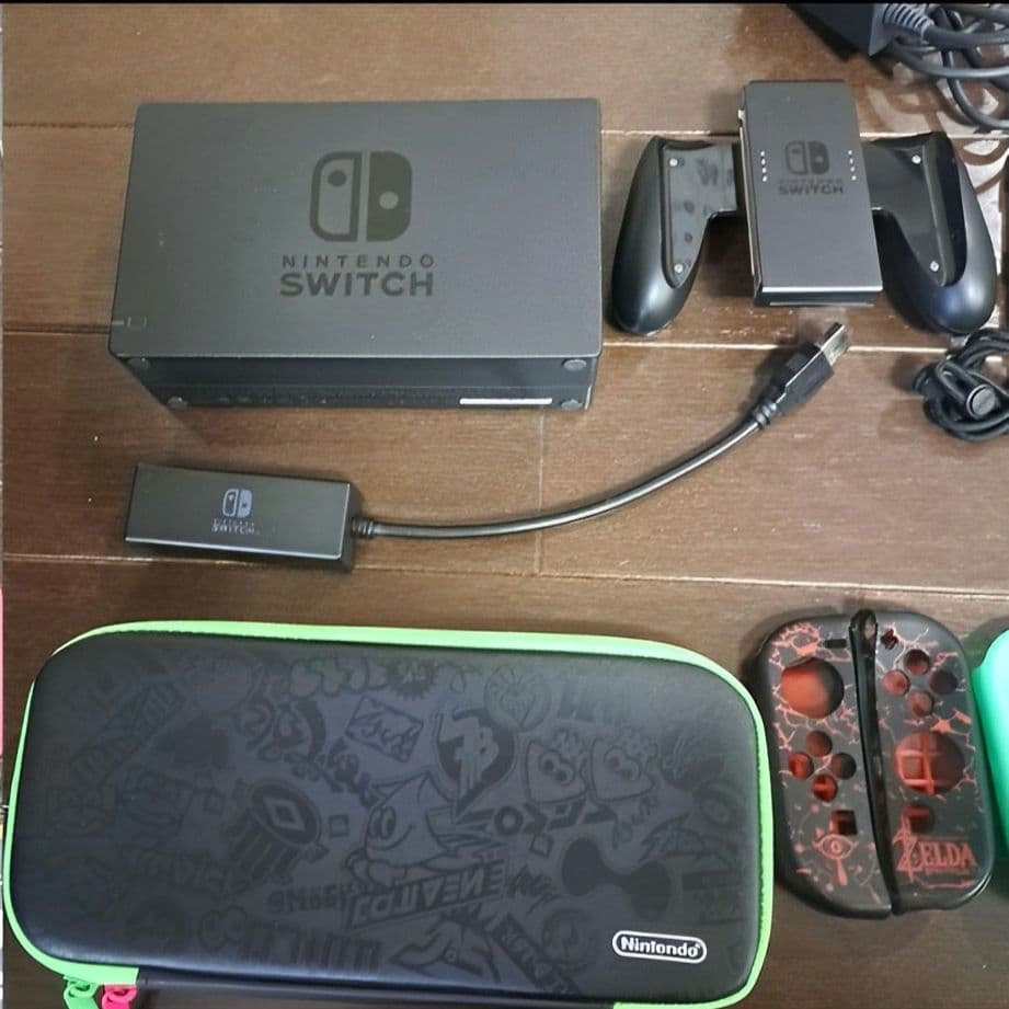 【プロコン、ケース、多数おまけ】Nintendo Switch 本体