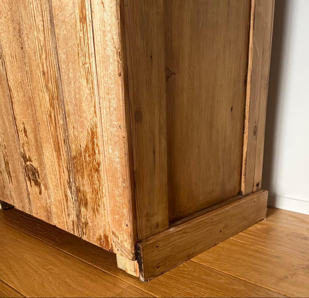[最終お値下げ]アンティークパイン キャビネット 引き出し付き