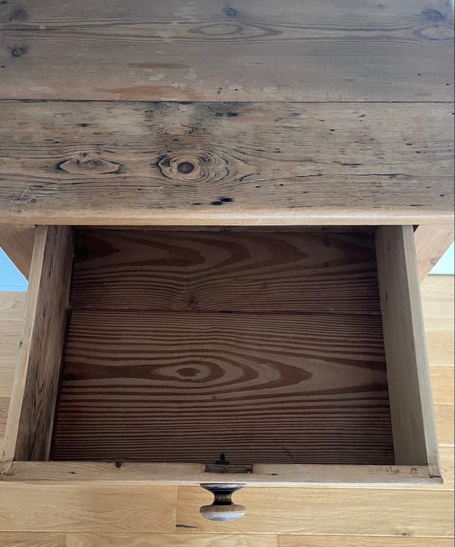 [最終お値下げ]アンティークパイン キャビネット 引き出し付き