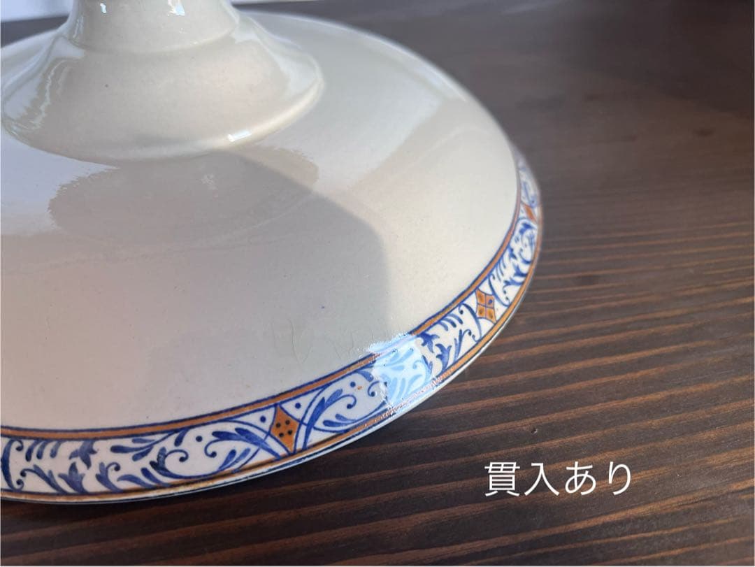 フランス　アンティーク　クレイユモントロー　COLBERT　コンポティエ