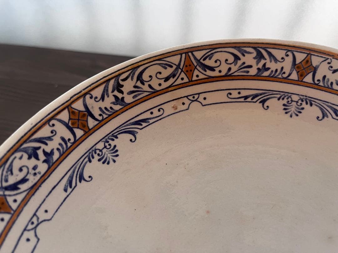 フランス　アンティーク　クレイユモントロー　COLBERT　コンポティエ