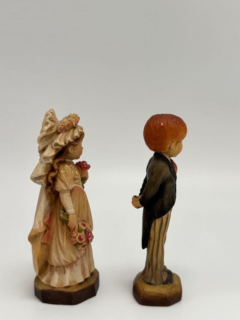 ANRI 木彫り人形 4000体限定 アンリ フィギュア フィギュリン3点セット