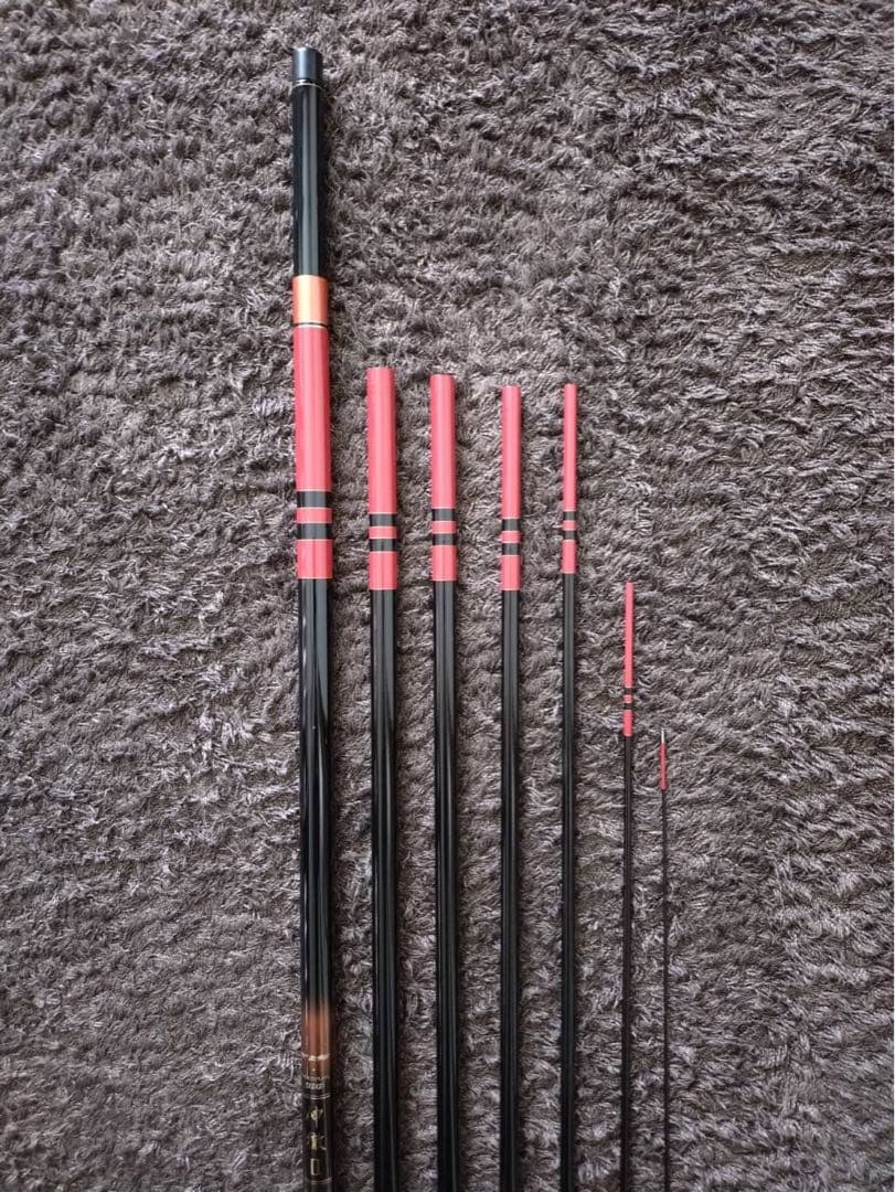 がま鮎 マルチフレックス 伸徹II 81→71 中古美品