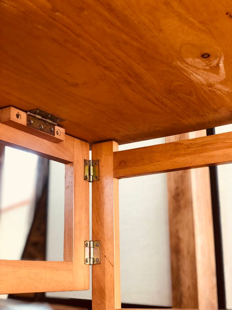 硬い メープル材 の ビンテージ 折り畳みテーブル