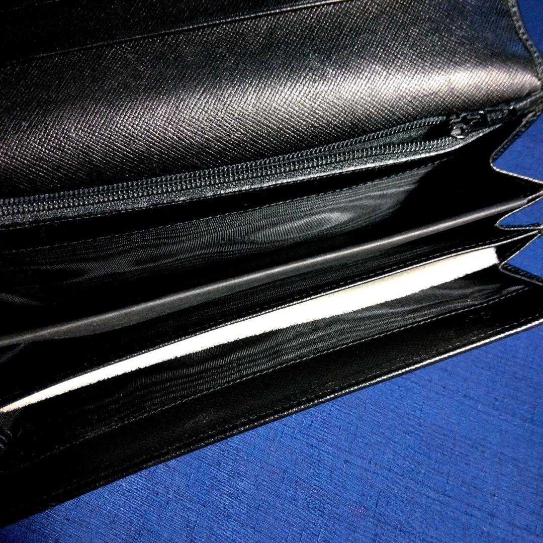 PRADA　プラダ　長財布　サフィアーノ レザー 　二つ折り