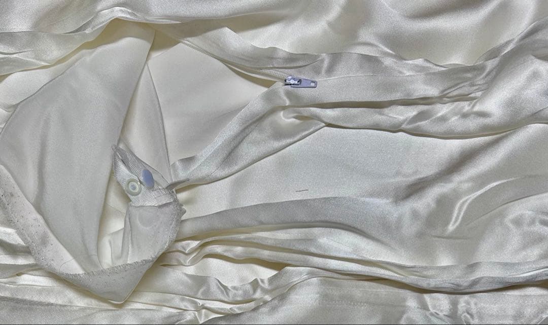 シルク100% 布団カバー ダブルサイズ 白