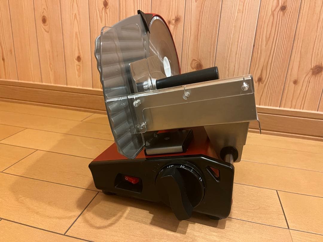 ミナト 家庭用ミートスライサー HMS-220(回転刃220mm、100V)