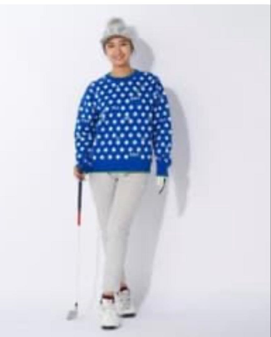 FILA GOLF水玉模様セーター　L と蓄熱パンツ　L L セット