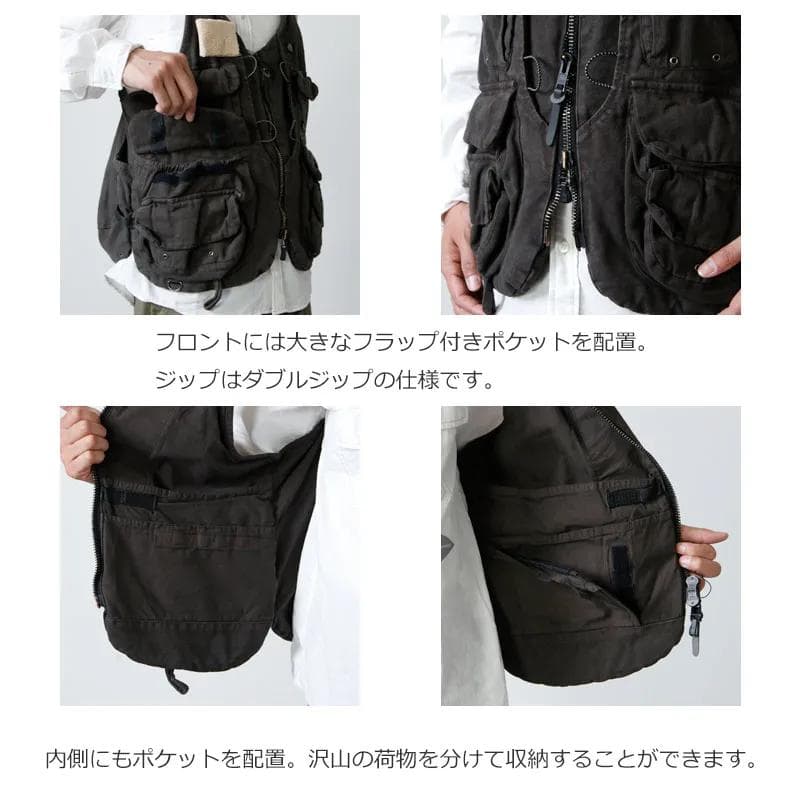 peak★スノーピーク×トーンドトラウト★フィッシングベスト★Mサイズ