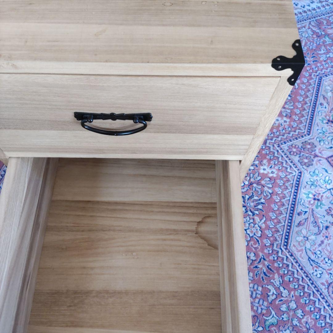 桐　押入れ収納たんす　引き出し３段　タテ型