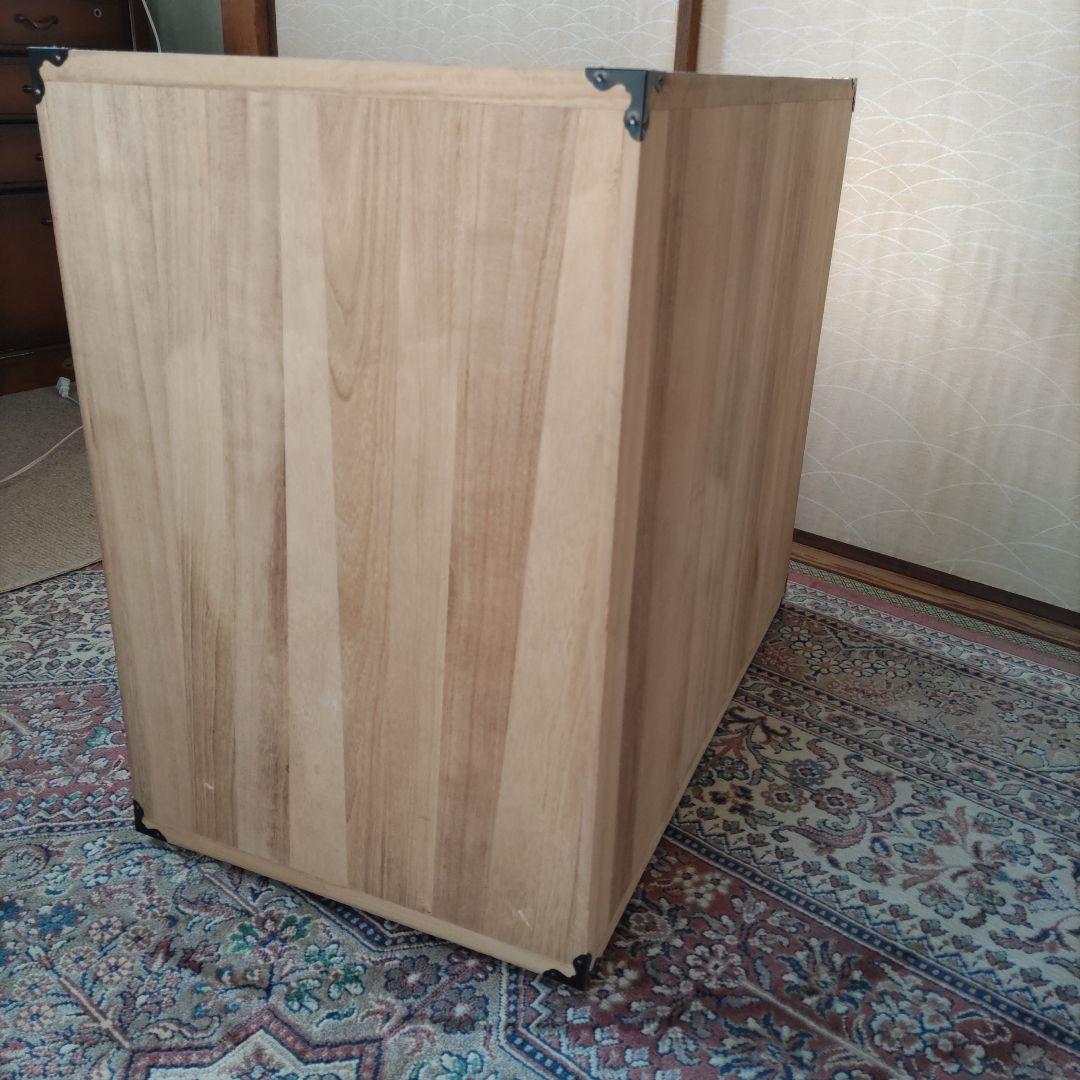 桐　押入れ収納たんす　引き出し３段　タテ型