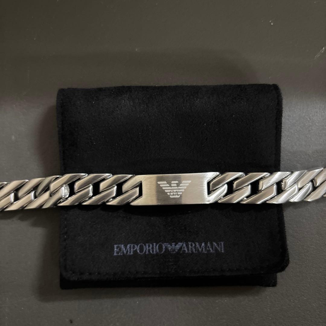 Emporio Armani チェーンブレスレット 専用ケース付き