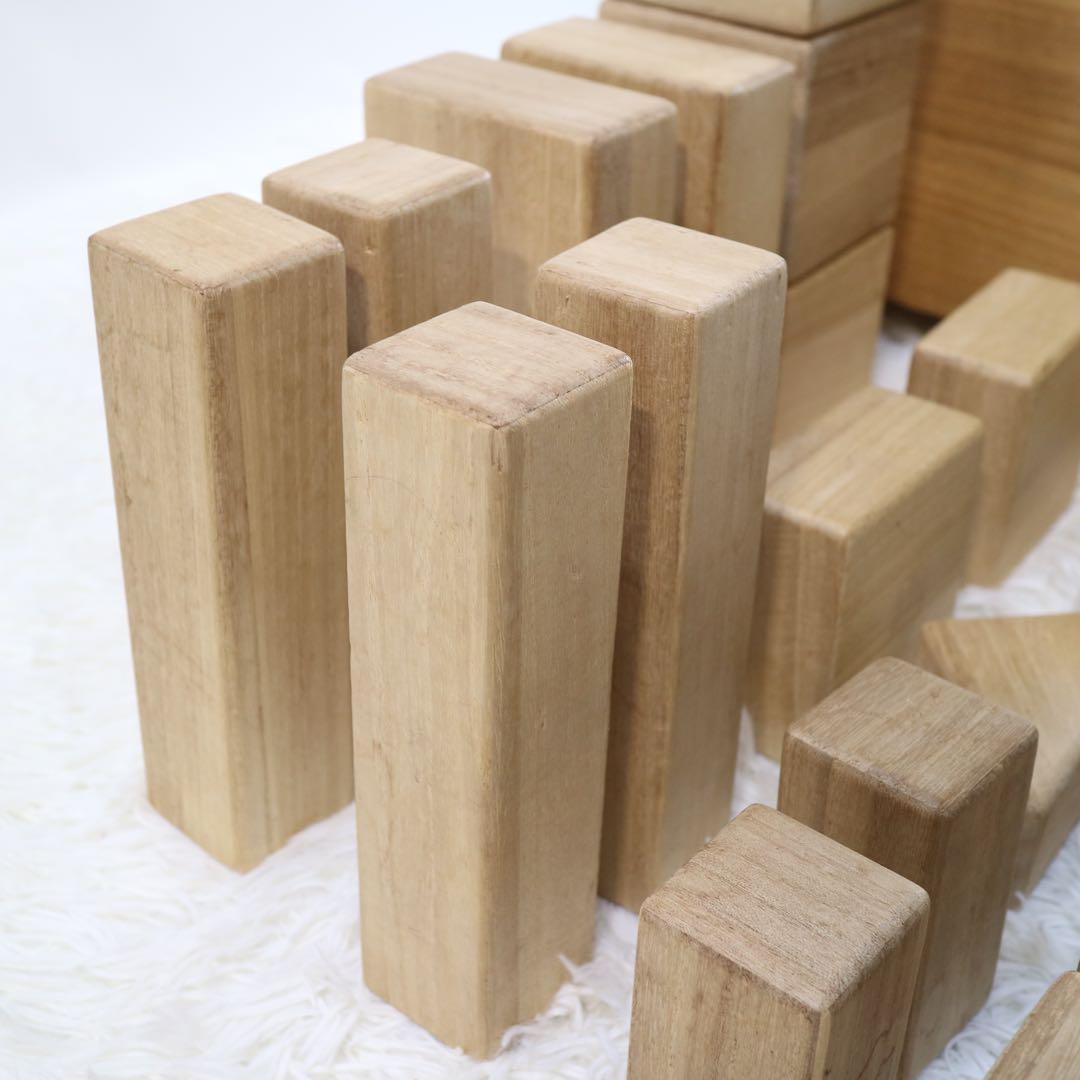 m. 小さな大工さん ビー玉ころがし 積み木 手押し車 セット 知育玩具