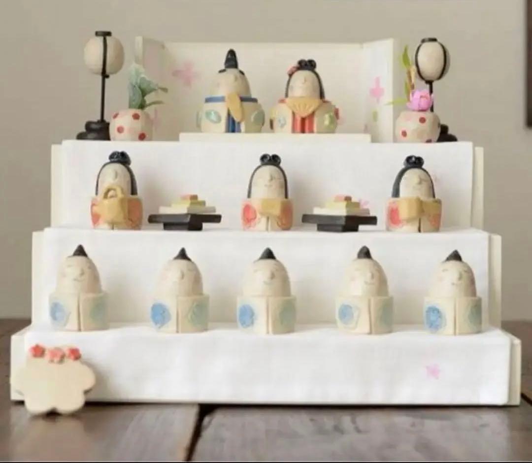 極美品◾️岡崎順子 お雛様 3段飾り