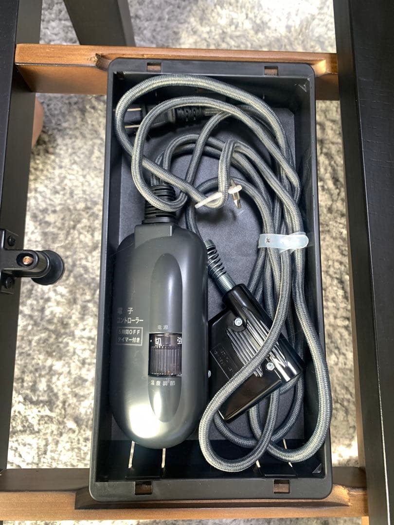 家具調こたつ　幅150×縦85 高さ41センチ　黒