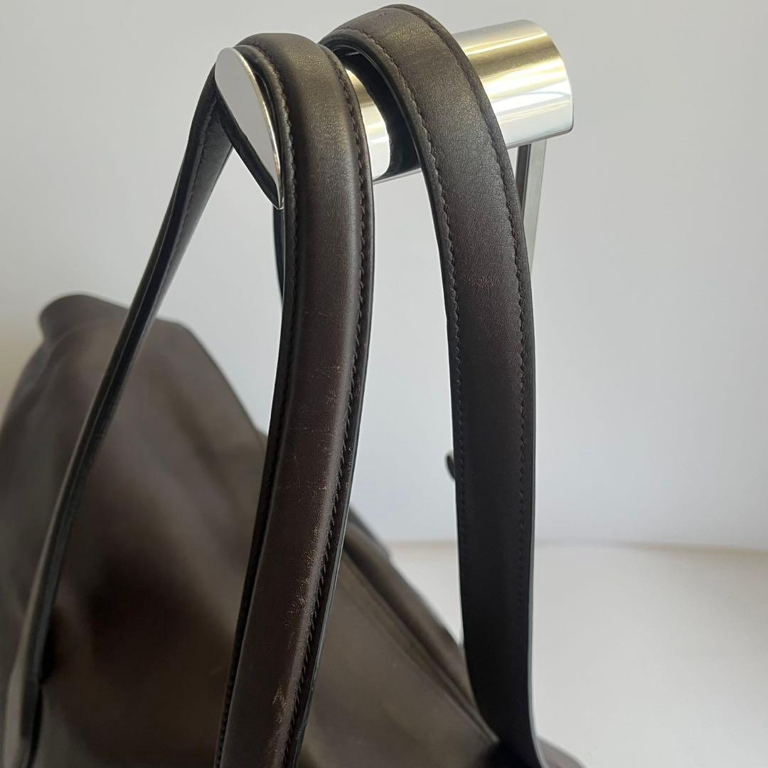 ✨️極美品✨️ TOD's メンズ　トートバッグ　レザー　ブラウン　ハンド