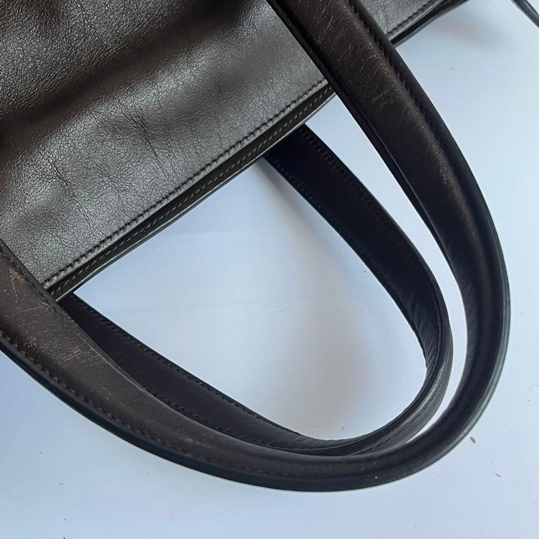 ✨️極美品✨️ TOD's メンズ　トートバッグ　レザー　ブラウン　ハンド