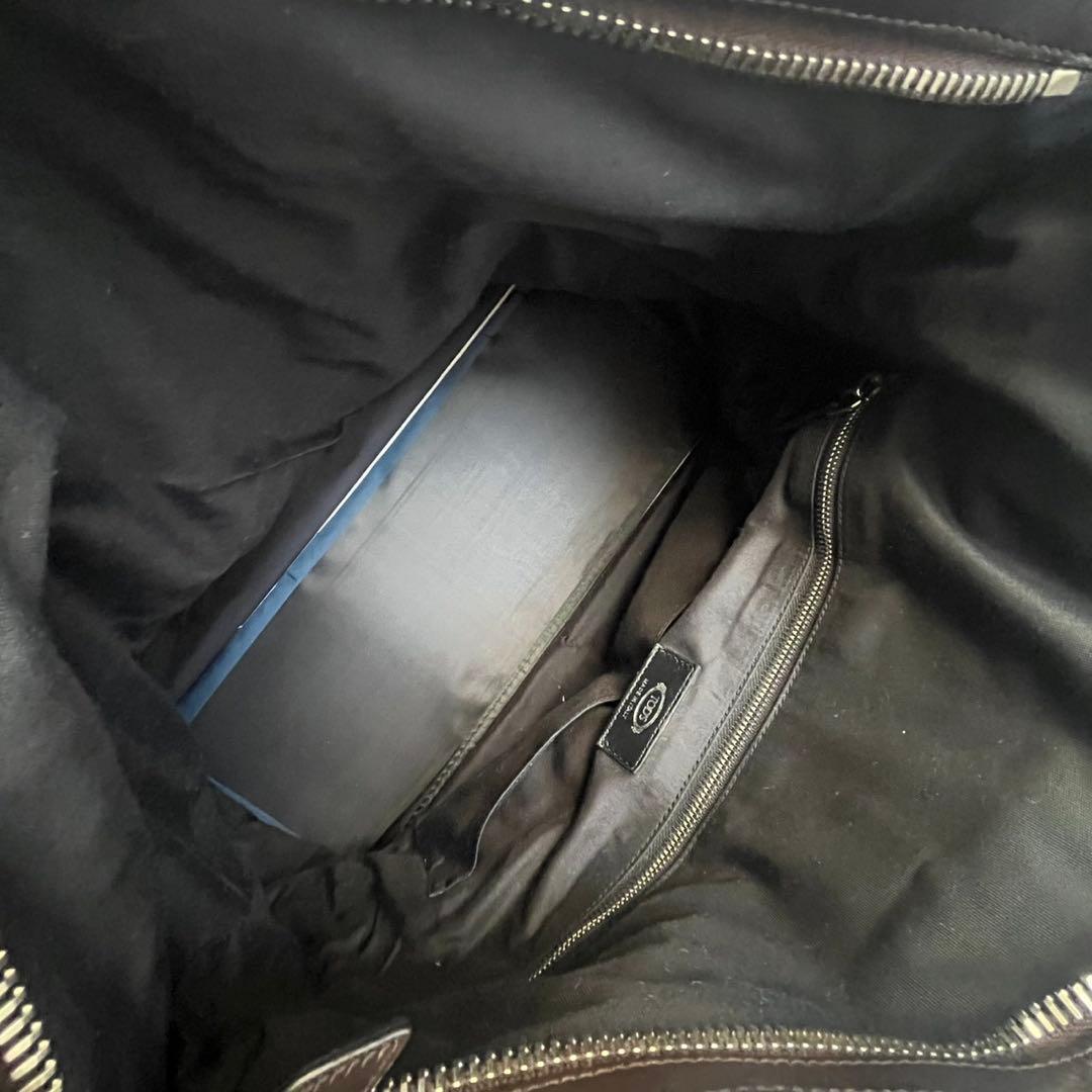 ✨️極美品✨️ TOD's メンズ　トートバッグ　レザー　ブラウン　ハンド