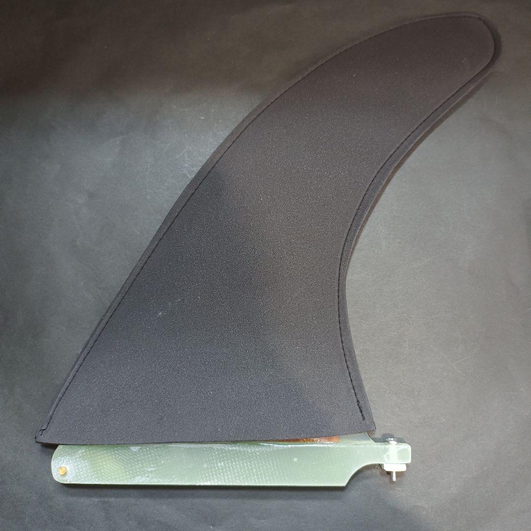 10インチ ロングボード　シングルフィン　ウッドコア　フィン