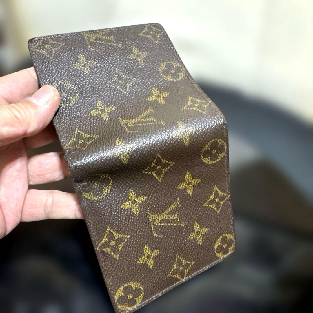 ⑨☆良品☆モノグラム♪マルコ☆2つ折り財布★ポケット有