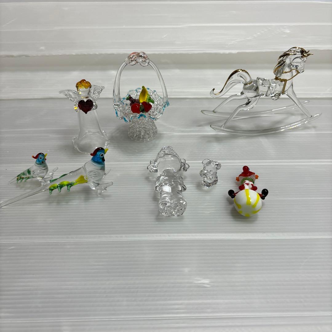 ガラス　置物　インテリア　小物