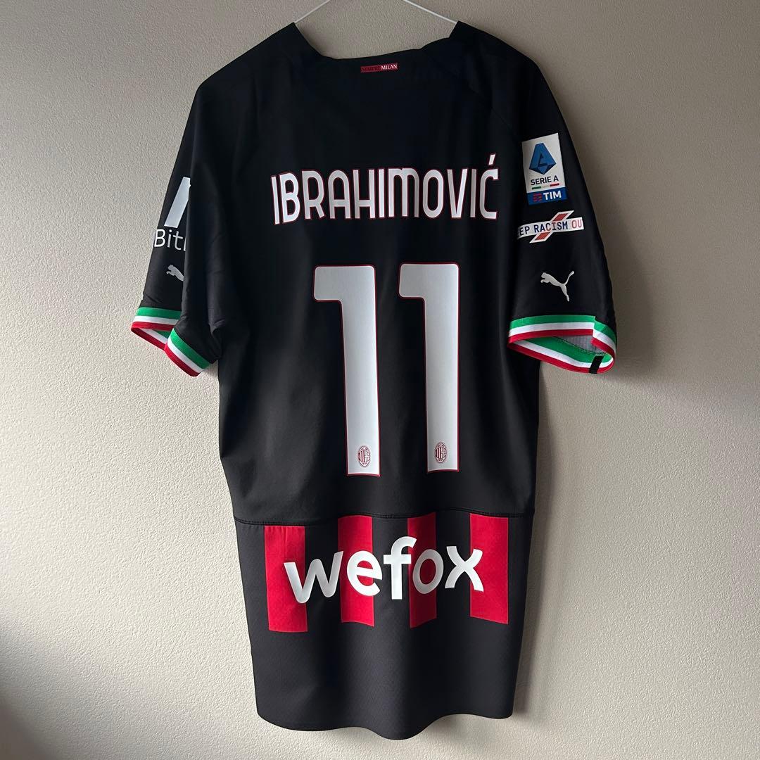 22-23 ミラン　イブラヒモヴィッチ　選手支給用　ユニフォーム　ラストゴール