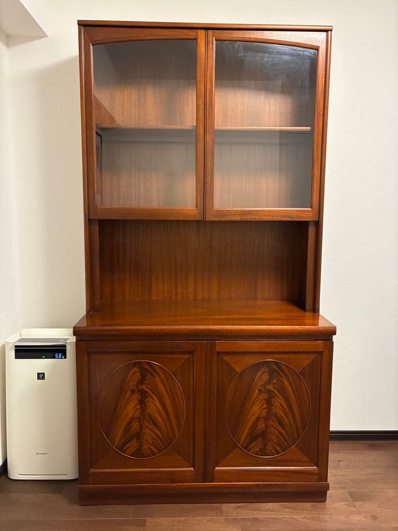 英国ヴィンテージ 飾り棚 本棚 カップボード ブ ックシェルフ