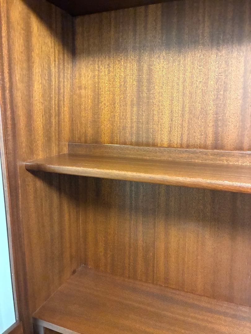 英国ヴィンテージ 飾り棚 本棚 カップボード ブ ックシェルフ