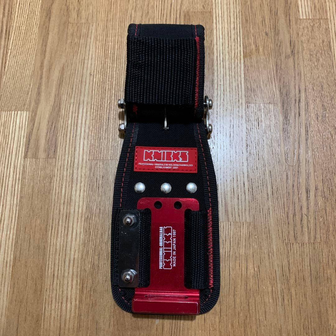 ‼️赤タグKnicks‼️カラビナホルダー、インパクトホルダーセット