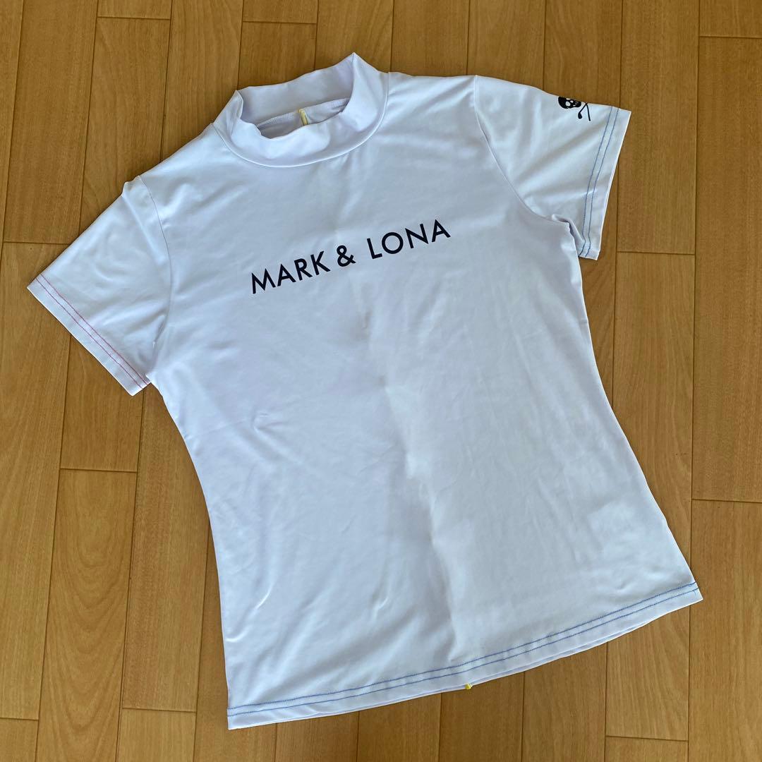 MARK&LONA モックネック　半袖シャツ　マークアンドロナ　レディース