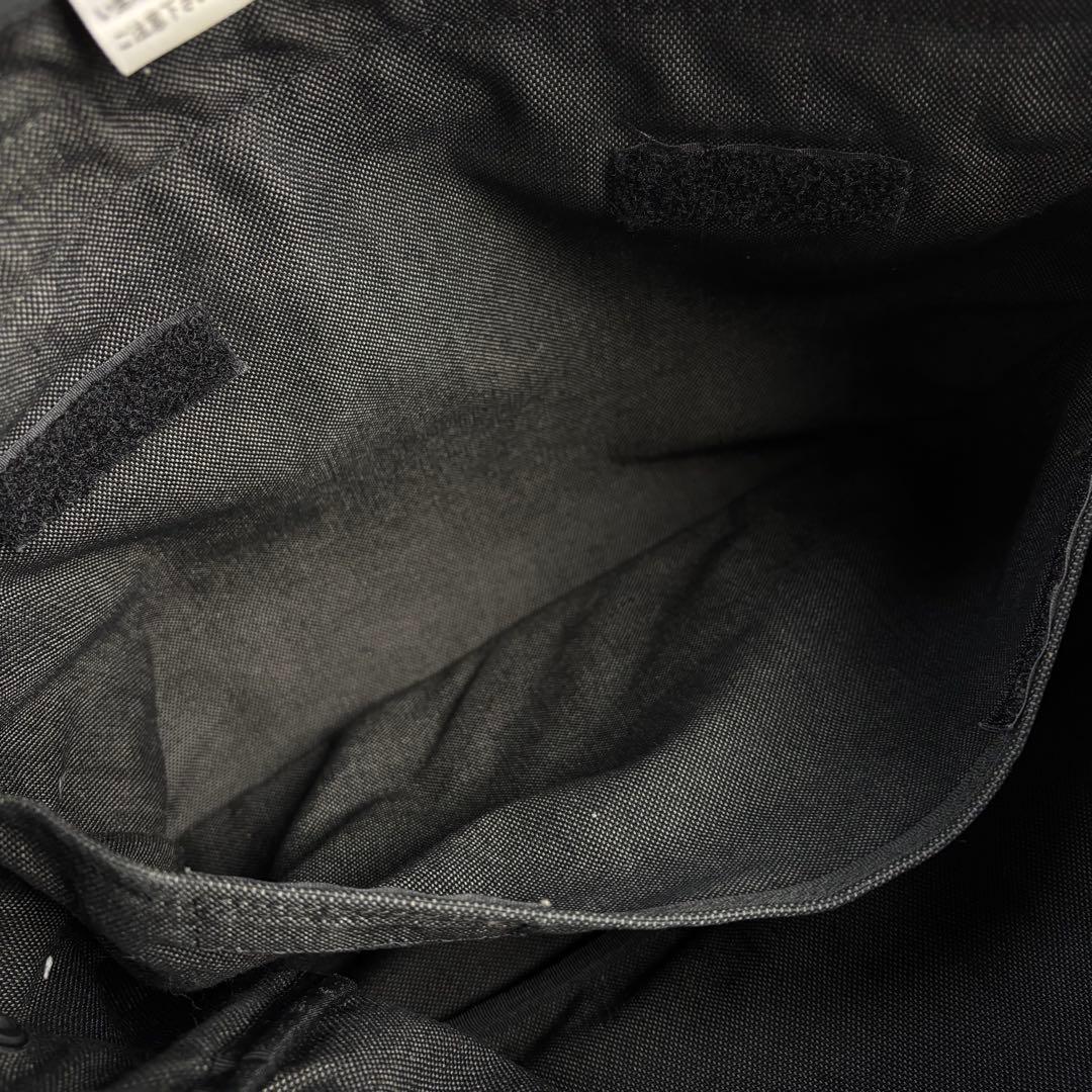 whitewhite0831スモーキー　メッセンジャーバッグ　ブラック