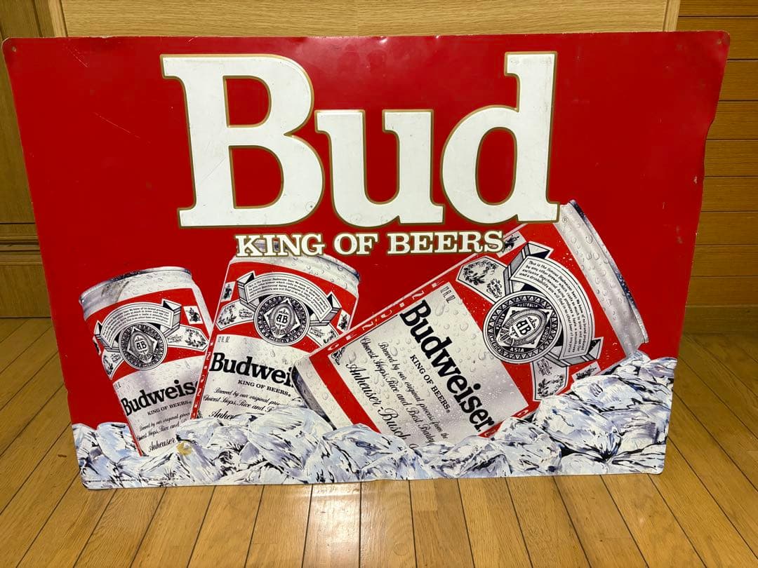 Budweiser バドワイザー　ビール　看板
