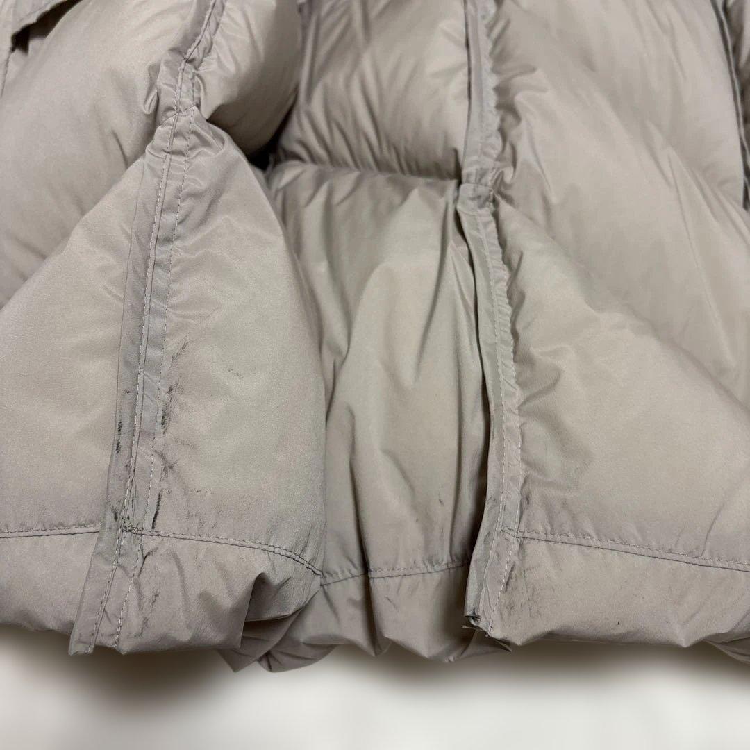 LAUTREAMONT グレージュ 　アイボリー　フード付き ダウンコート